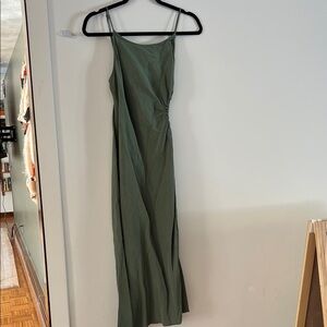 Zara Olive Green Midi/Maxi Dress size XS
